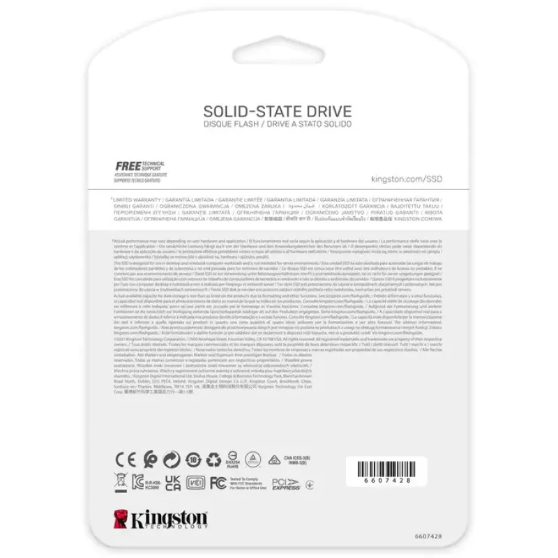 SSD накопитель Kingston KC3000 1024 GB (SKC3000S/1024G)