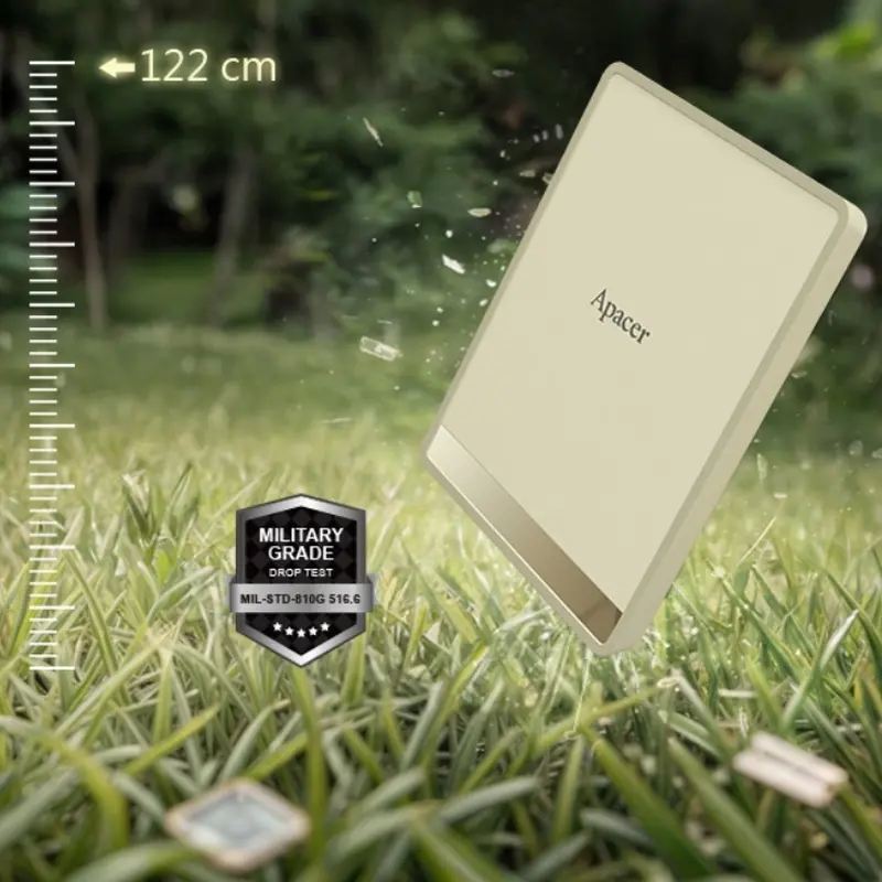 SSD накопичувач Apacer AS724 512 GB Cream (AP512GAS724C-1)