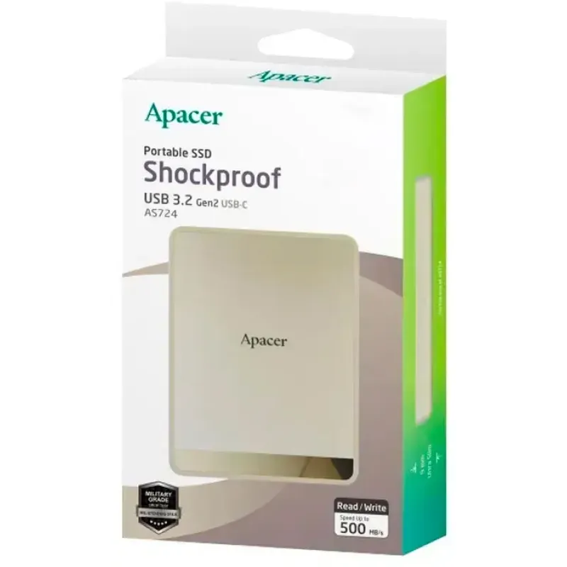 SSD накопичувач Apacer AS724 512 GB Cream (AP512GAS724C-1)