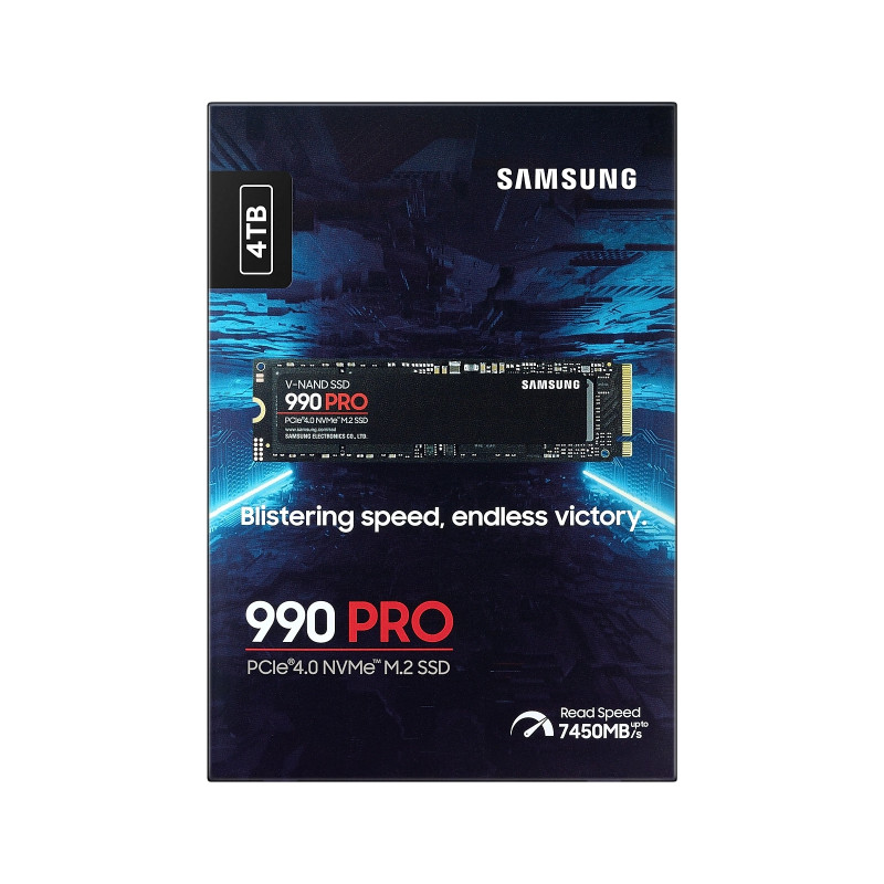 SSD накопичувач Samsung 990 PRO 4 TB (MZ-V9P4T0BW)