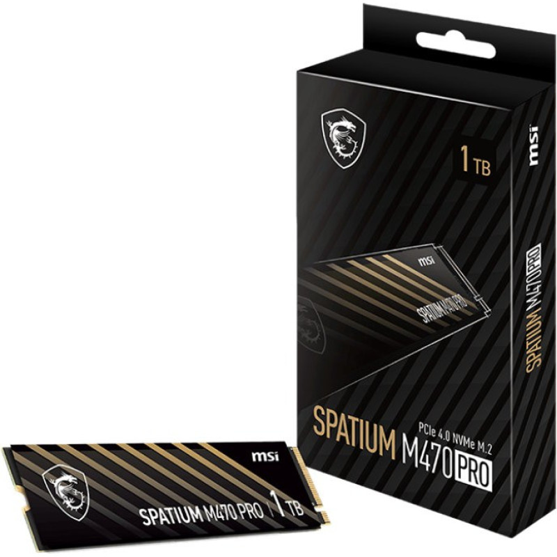 SSD накопитель MSI Spatium M470 Pro 1 TB (S78-440L0J0-P83)