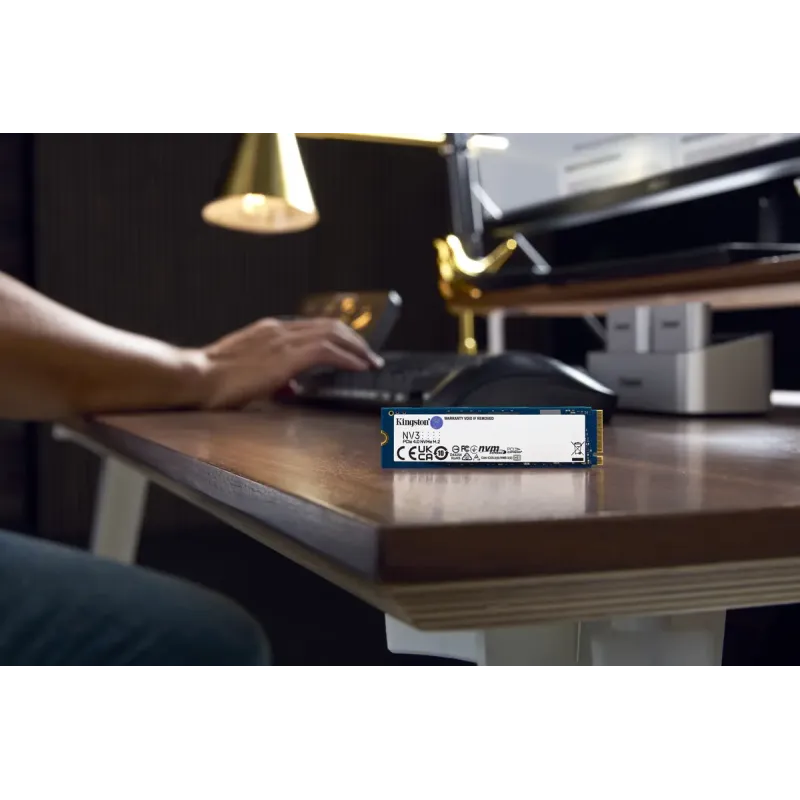 SSD накопитель Kingston NV3 500GB M.2 2280 NVMe PCIe 4.0 x4 3D NAND (SNV3S/500GBK)