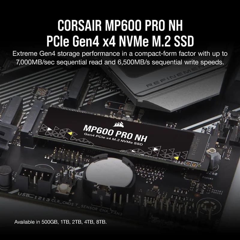 SSD накопитель Corsair MP600 PRO NH 2 TB (CSSD-F2000GBMP600PNH)
