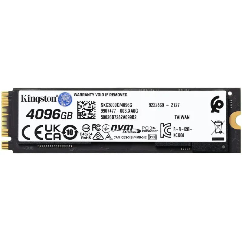 SSD накопичувач Kingston KC3000 4096 GB (SKC3000D/4096G)