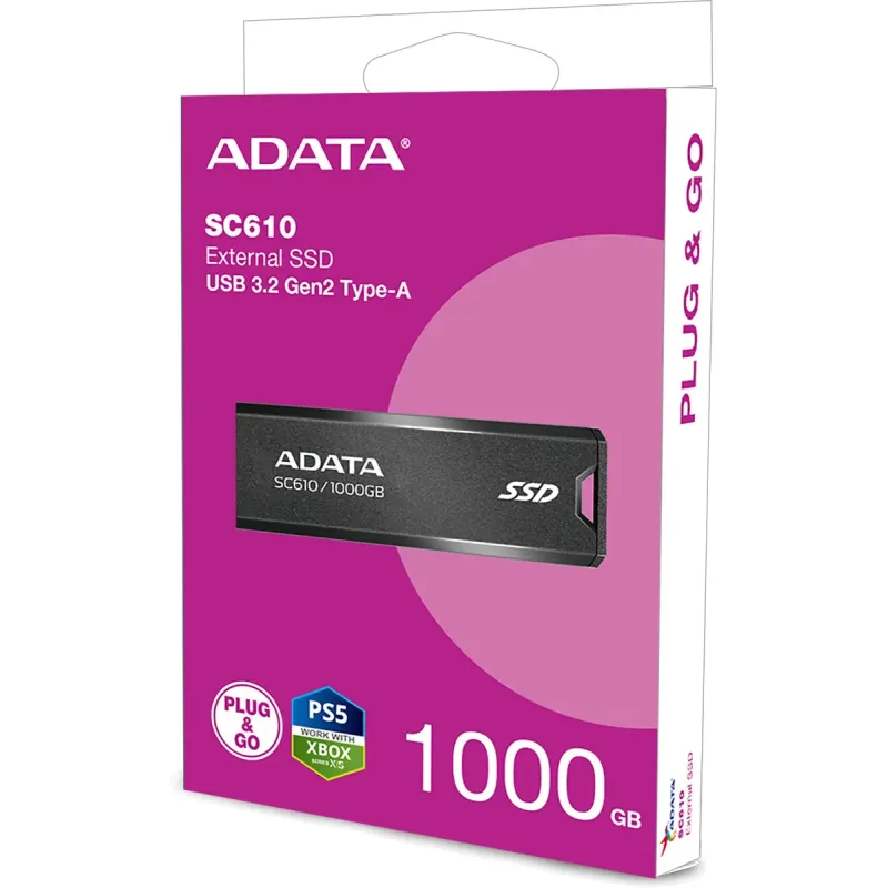 SSD накопитель ADATA SC610 1 TB (SC610-1000G-CBK/RD)