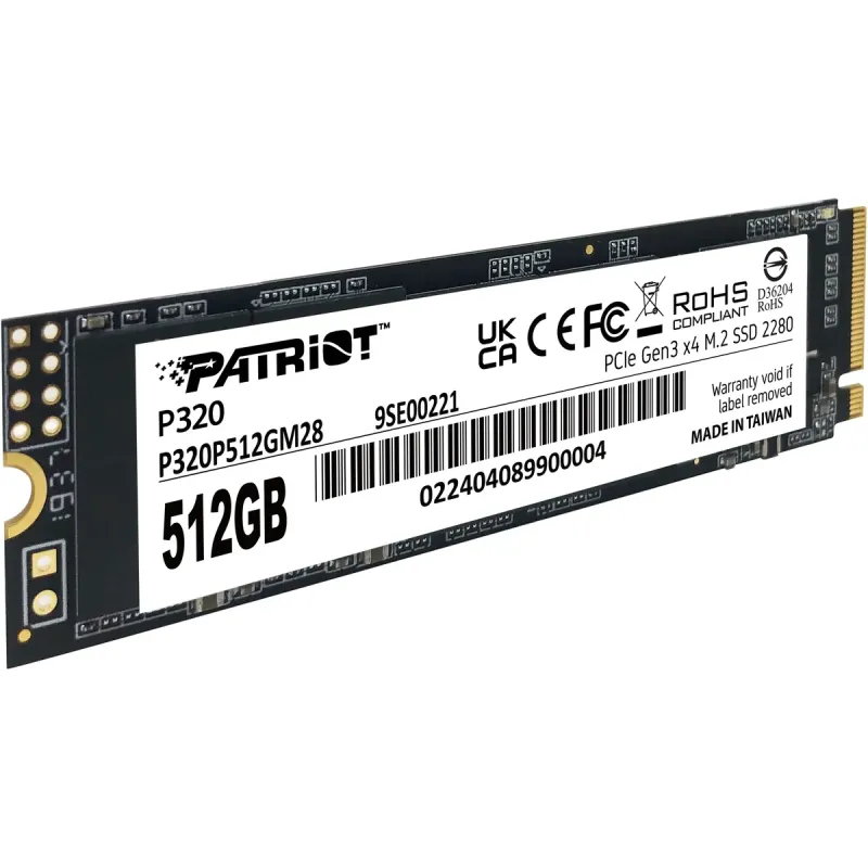 SSD накопичувач PATRIOT P320 512 GB (P320P512GM28)