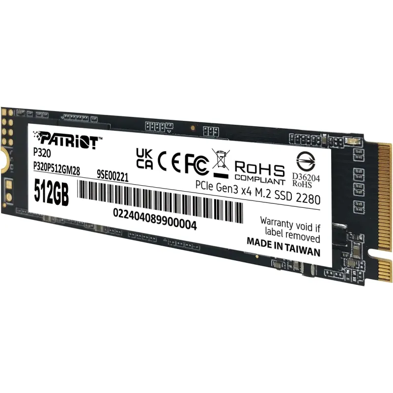 SSD накопичувач PATRIOT P320 512 GB (P320P512GM28)
