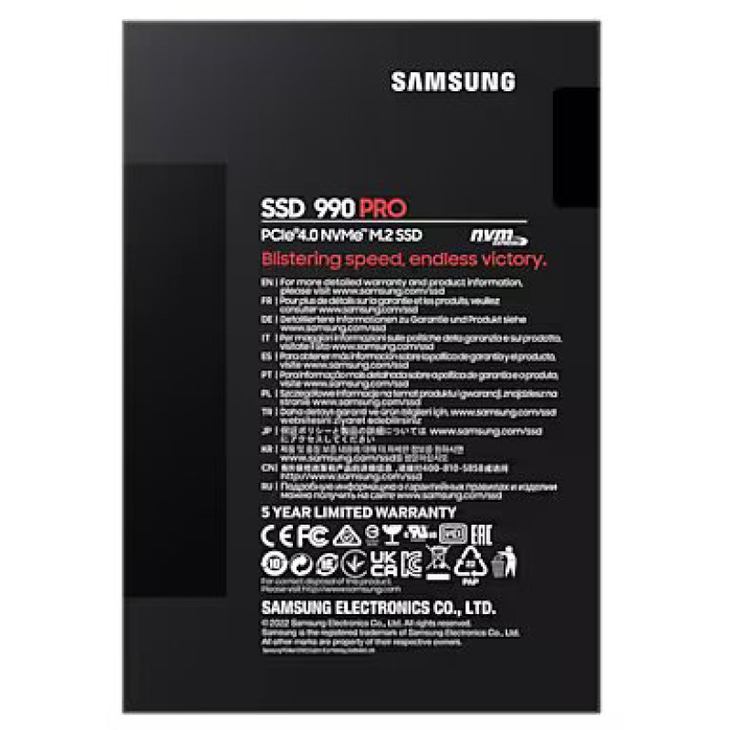 Samsung 990 PRO 2 TB (MZ-V9P2T0BW)