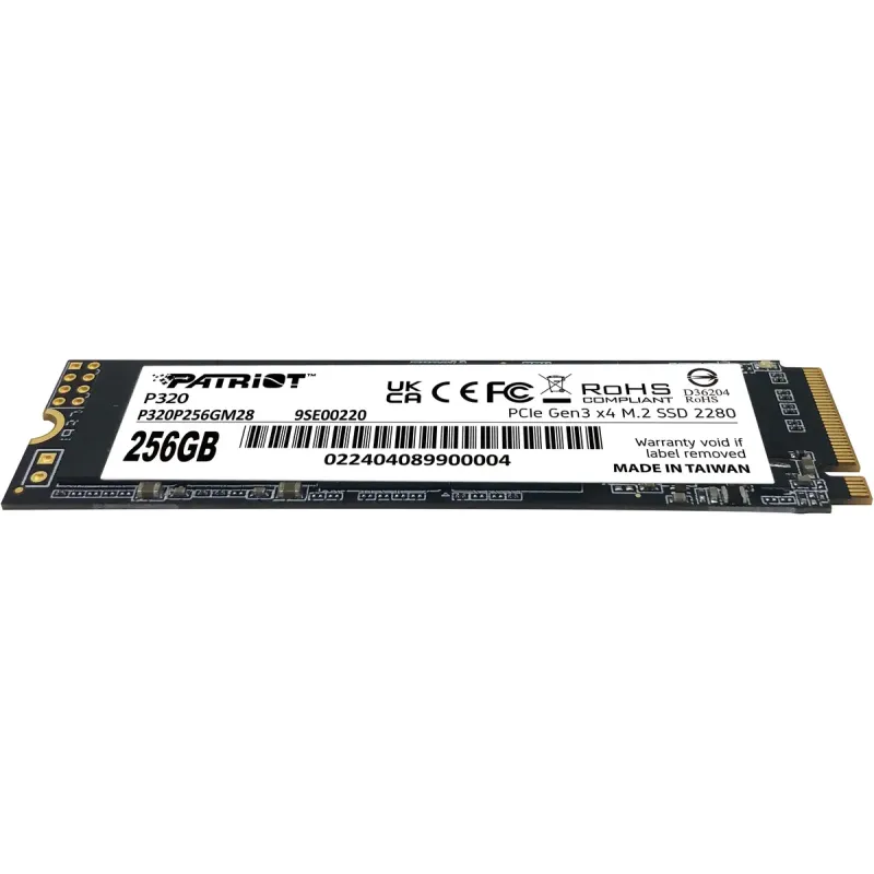 SSD накопитель PATRIOT P320 256 GB (P320P256GM28)
