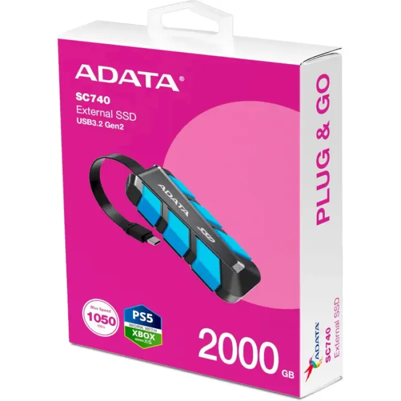 SSD накопитель ADATA SC740 2 TB (SC740-2000G-CBU)