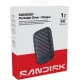 SSD накопитель SANDISK Portable 1TB USB 3.2 Gen 2 Type-C Blue (SDSSDE10-1T00-G25)
