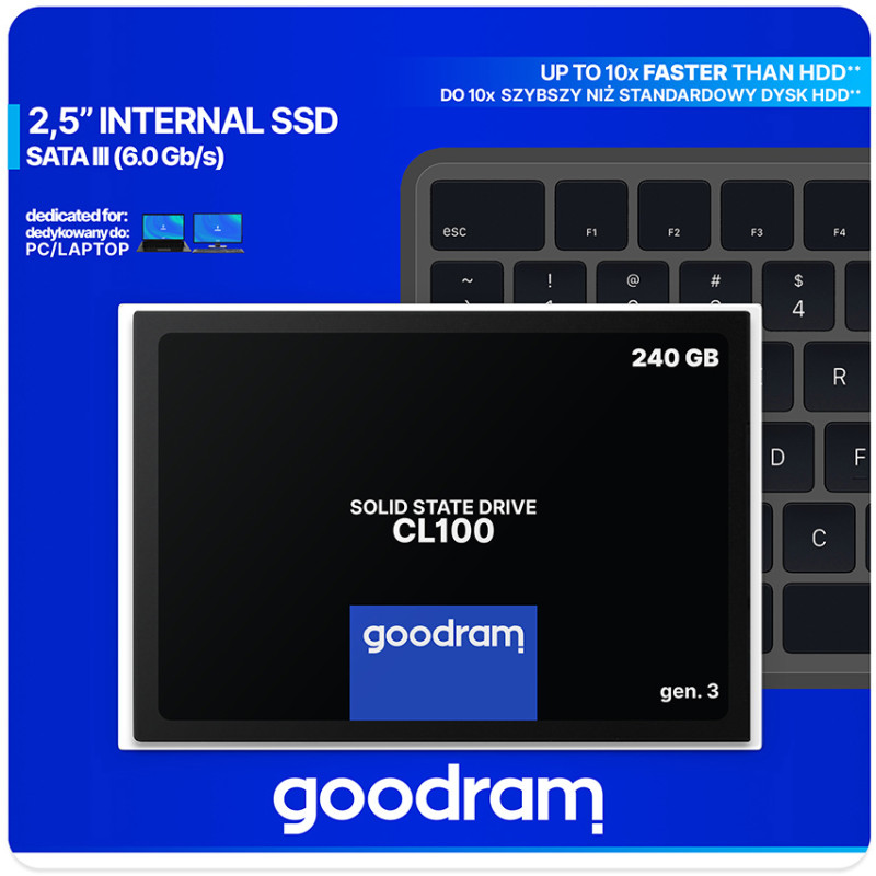 GOODRAM CL100 GEN.3 240 GB (SSDPR-CL100-240-G3)