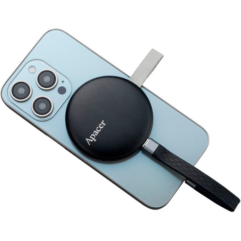 SSD накопитель Apacer Magnetic Portable AS725 1 TB Black (AP1TBAS725B-1)