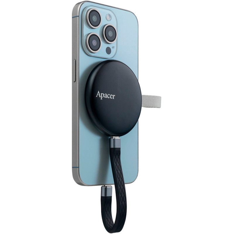 SSD накопитель Apacer Magnetic Portable AS725 1 TB Black (AP1TBAS725B-1)