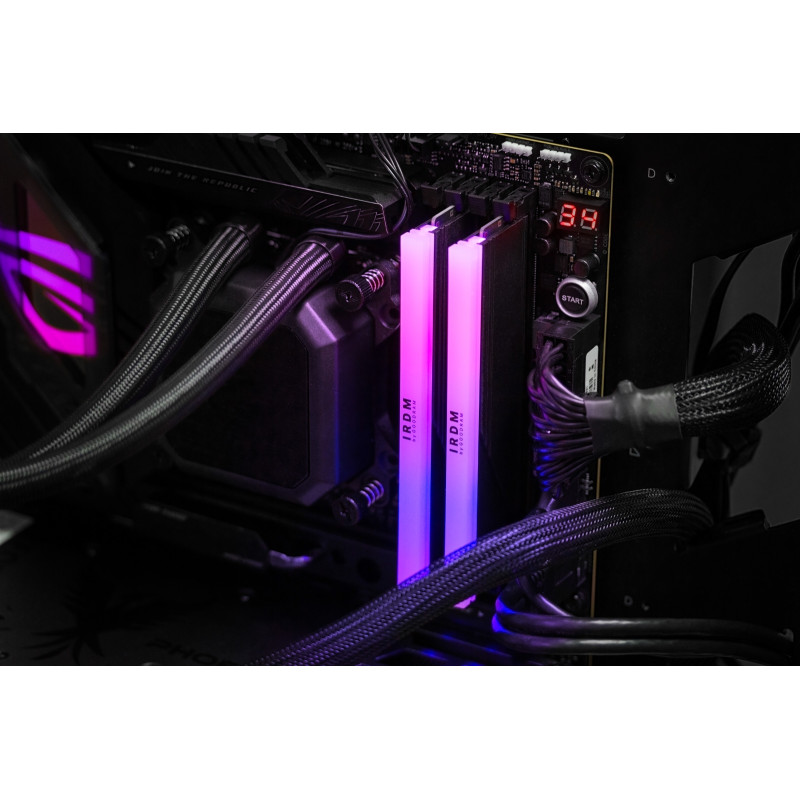 Оперативна пам'ять GOODRAM 32 GB (2x16GB) DDR5 6800 MHz IRDM RGB Black (IRG-68D5L34S/32GDC)