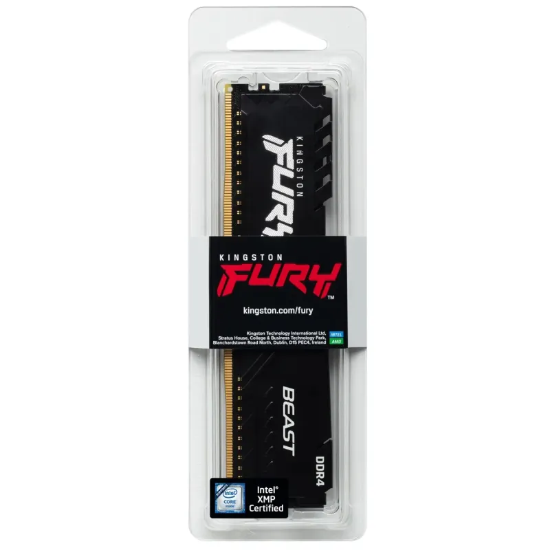 Оперативная память Kingston FURY 16 GB DDR4 3200 MHz Beast Black (KF432C16BB1/16WP)