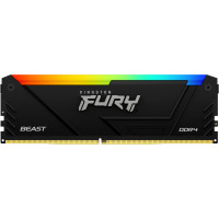 Оперативная память Kingston Fury DDR4 16GB 3200Mhz Beast RGB Black XMP (KF432C16BB12A/16WP)