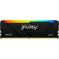 Оперативна пам'ять Kingston Fury DDR4 16GB 3200MHz Beast RGB Black XMP (KF432C16BB12A/16WP)