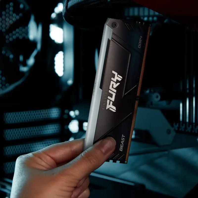 Оперативная память Kingston Fury DDR4 16GB 3200Mhz Beast RGB Black XMP (KF432C16BB12A/16WP)