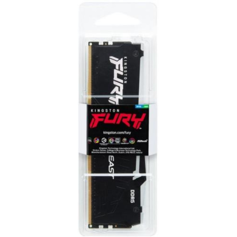Оперативна пам'ять Kingston FURY 8 GB DDR5 5200 MHz Beast RGB (KF552C40BBA-8)