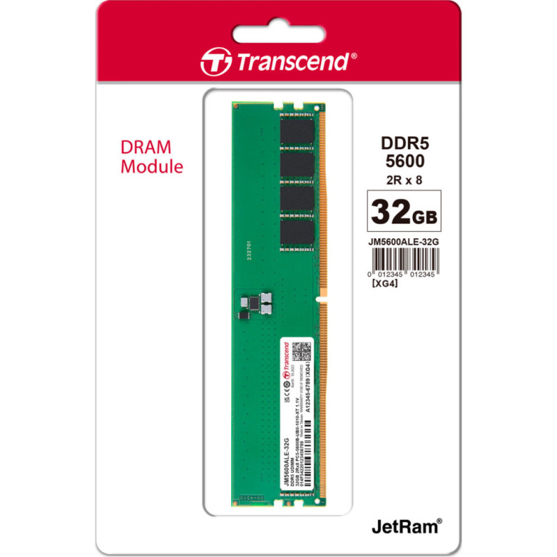 Transcend 32 GB DDR5 5600 MHz JetRam (JM5600ALE-32G)
