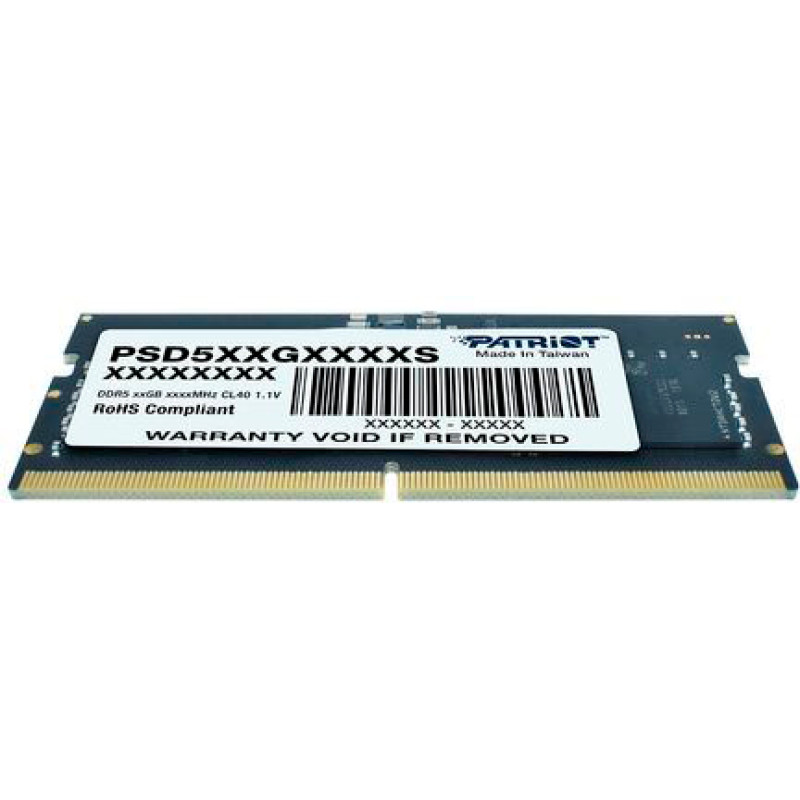 Оперативна пам'ять PATRIOT 8 GB SO-DIMM DDR5 5600 MHz (PSD58G560041S)