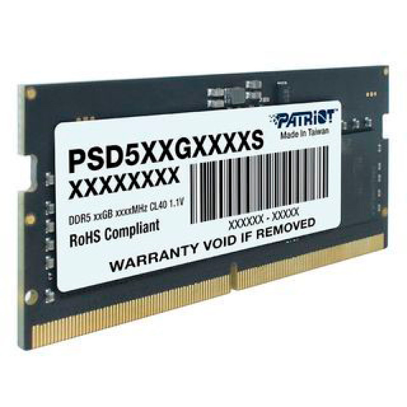 Оперативна пам'ять PATRIOT 8 GB SO-DIMM DDR5 5600 MHz (PSD58G560041S)