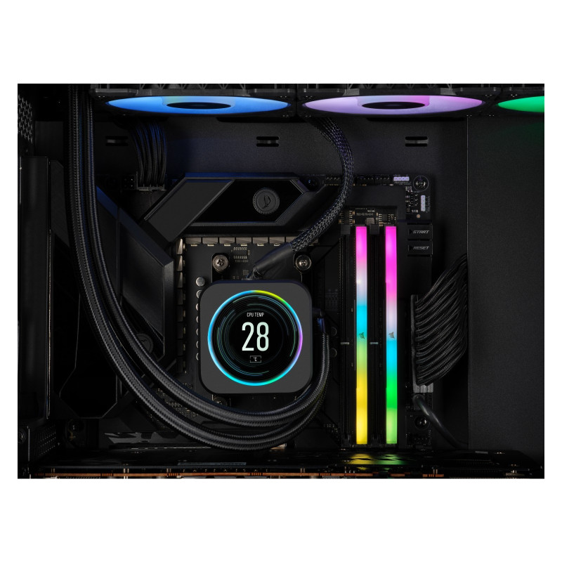 Corsair 32 GB (2x16GB) DDR5 5200 MHz Vengeance RGB (CMH32GX5M2B5200C40W)
