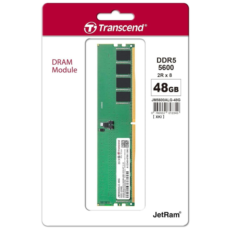 Transcend 48 GB DDR5 5600 MHz JetRam (JM5600ALE-48G)