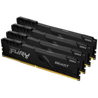 Оперативная память Kingston FURY 64 GB (4x16GB) DDR4 3200 MHz Beast (KF432C16BB1K4/64)