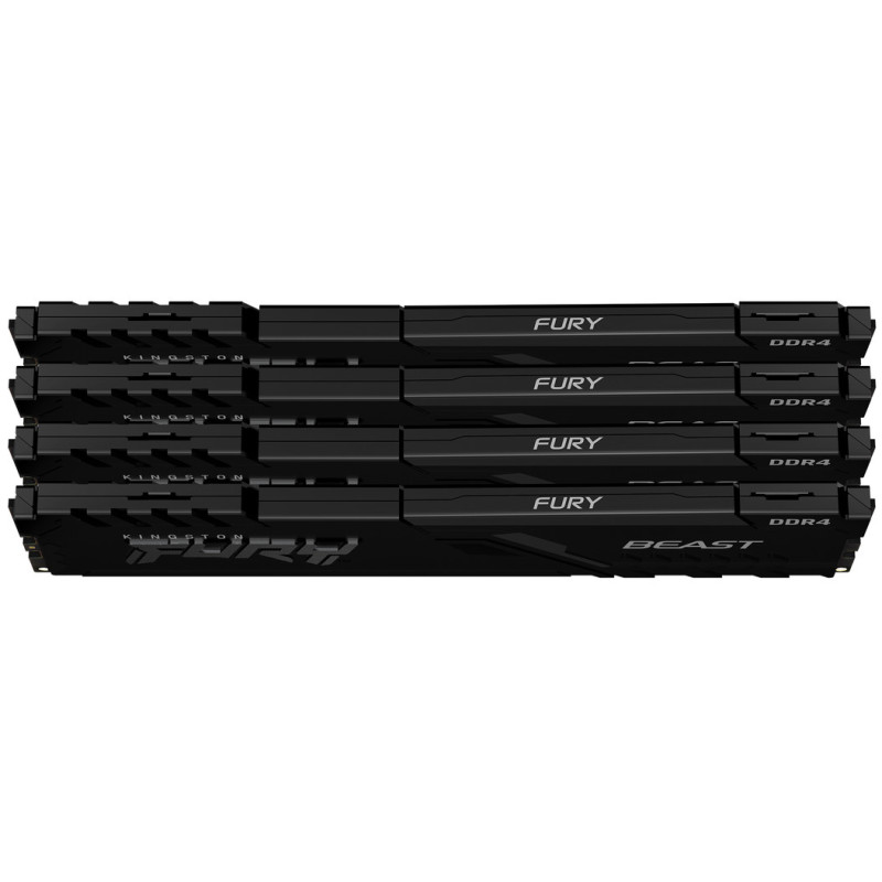Оперативная память Kingston FURY 64 GB (4x16GB) DDR4 3200 MHz Beast (KF432C16BB1K4/64)