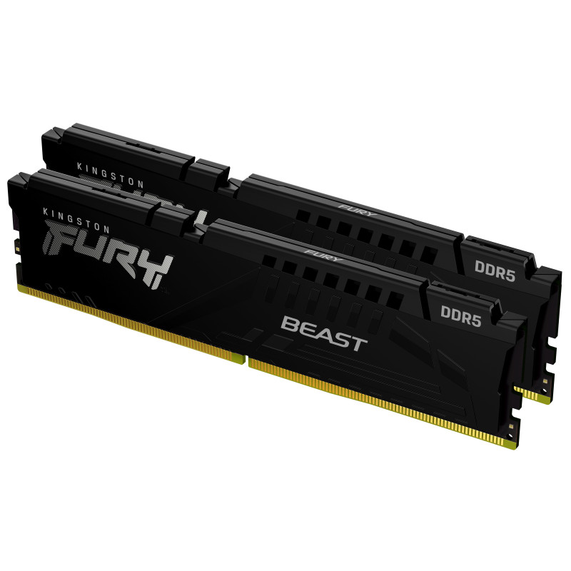 Оперативная память Kingston FURY 64 GB (2x32GB) DDR5 5600 MHz Beast EXPO Black (KF556C36BBE2K2-64)