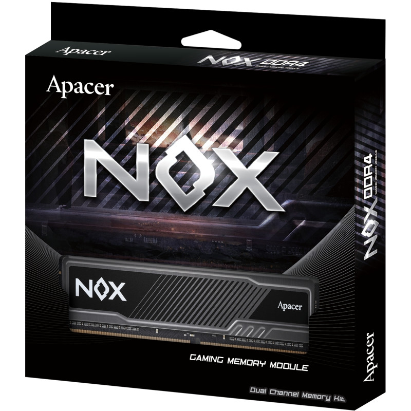 Оперативна пам'ять Apacer 16 GB (2х8GB) DDR4 3200 MHz NOX (AH4U16G32C28YMBAA-2)