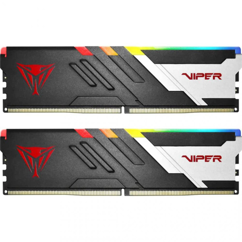 Оперативная память PATRIOT 64 GB (2x32GB) DDR5 5600 MHz Viper Venom RGB (PVVR564G560C40K)