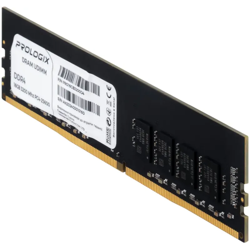 Оперативная память Prologix 16 GB DDR4 3200 MHz (PRO16GB3200D4)