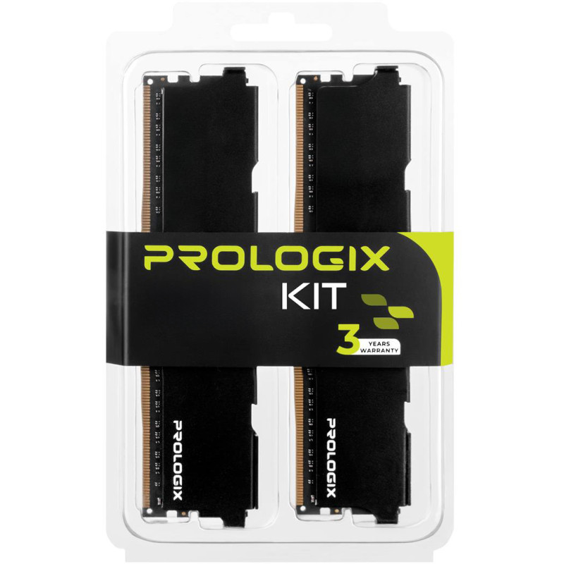 Prologix 16 GB (2x16GB) DDR4 3600 MHz Black (PRO32GB3600B4K)