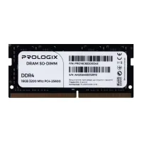 Оперативна пам'ять Prologix 16 GB SO-DIMM DDR4 3200 MHz (PRO16GB3200D4S)