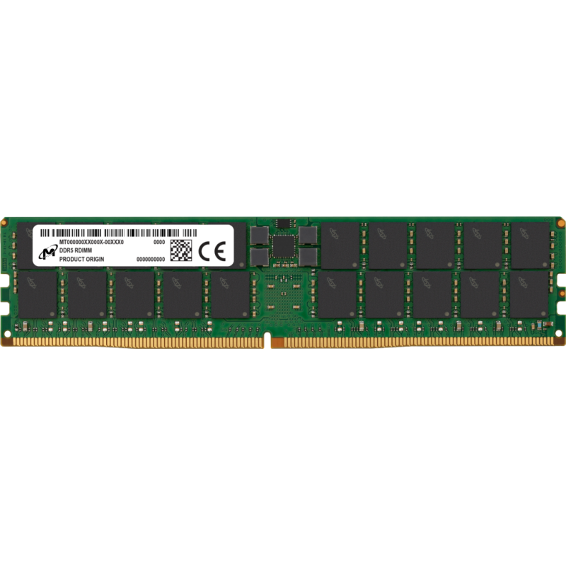 Оперативна пам'ять Micron 16GB RDIMM DDR5 5600 MHz (MTC10F1084S1RC56BR)