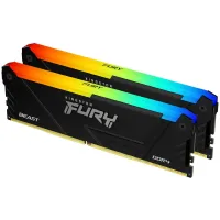 Оперативная память Kingston FURY 32 GB (2x16GB) DDR4 3200 MHz Beast RGB (KF432C16BB12AK2/32WP)