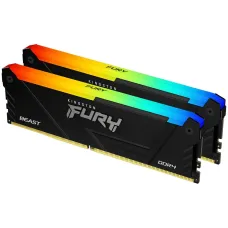 Оперативная память Kingston FURY 32 GB (2x16GB) DDR4 3200 MHz Beast RGB (KF432C16BB12AK2/32WP)
