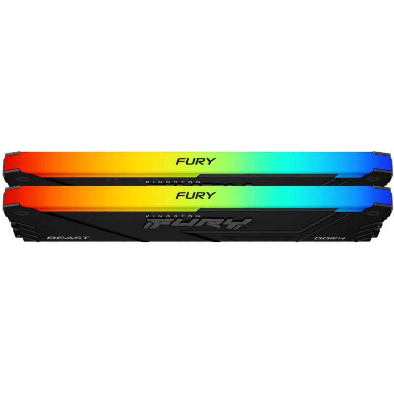Оперативна пам'ять Kingston FURY 32GB (2x16GB) DDR4 3200MHz Beast RGB (KF432C16BB12AK2/32WP)