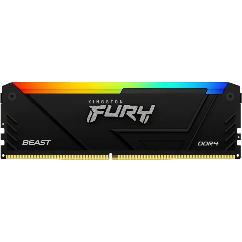 Оперативная память Kingston FURY 32 GB (2x16GB) DDR4 3200 MHz Beast RGB (KF432C16BB12AK2/32WP)