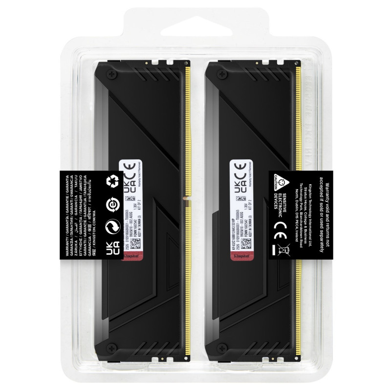 Оперативна пам'ять Kingston FURY 32GB (2x16GB) DDR4 3200MHz Beast RGB (KF432C16BB12AK2/32WP)