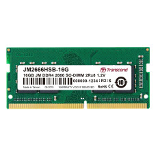 Оперативная память Transcend 16 GB SO-DIMM DDR4 2666 MHz JetRam (JM2666HSE-16G)