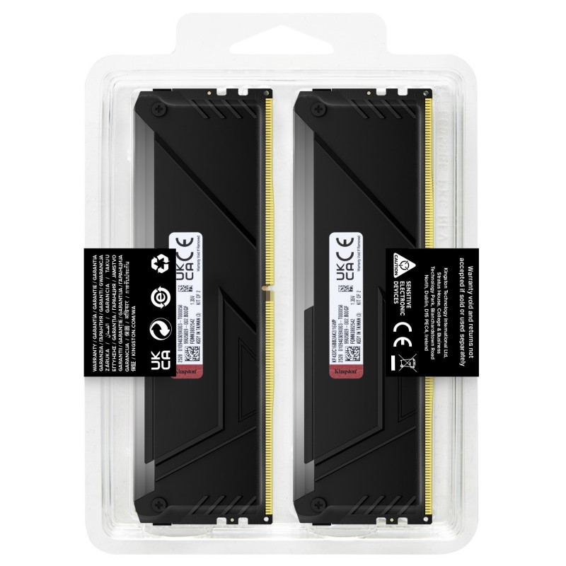 Оперативна пам'ять Kingston FURY 16GB (2x8GB) DDR4 3200MHz Beast RGB (KF432C16BB2AK2/16WP)
