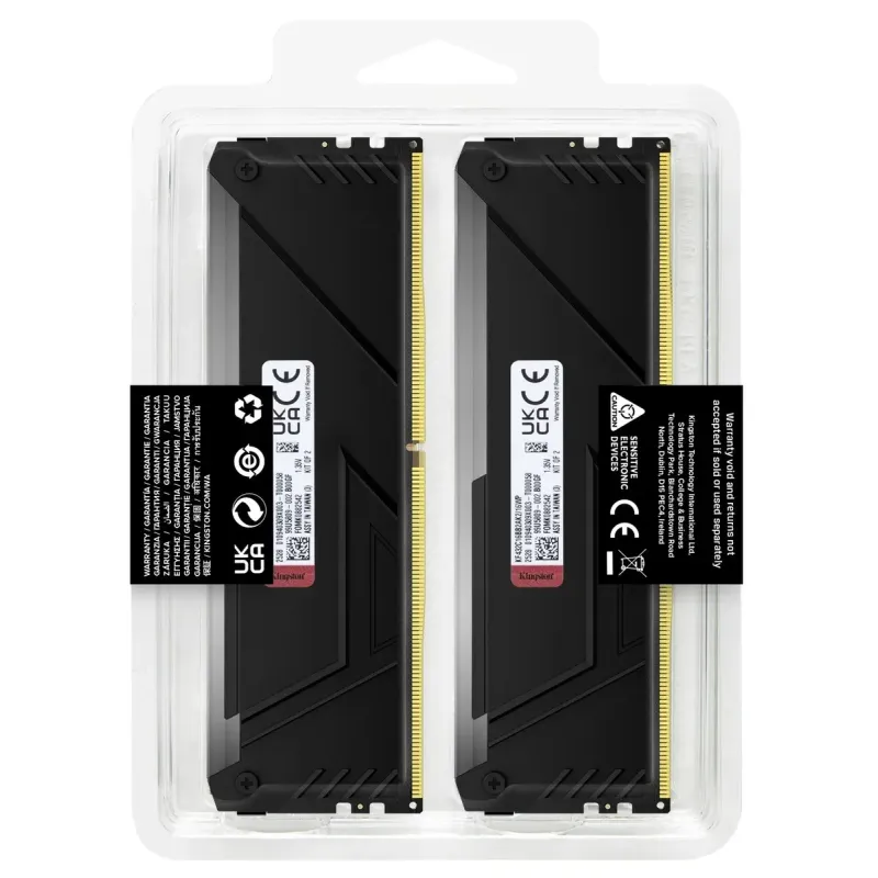 Оперативная память Kingston FURY 16 GB (2x8GB) DDR4 3200 MHz Beast RGB (KF432C16BB2AK2/16WP)