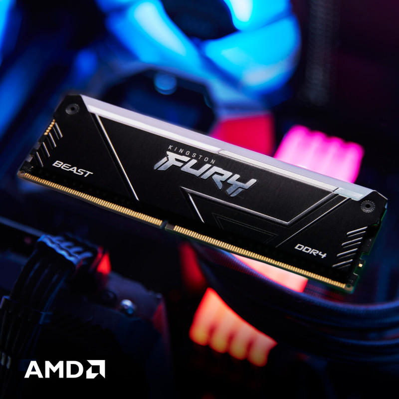 Оперативна пам'ять Kingston FURY 16GB (2x8GB) DDR4 3200MHz Beast RGB (KF432C16BB2AK2/16WP)