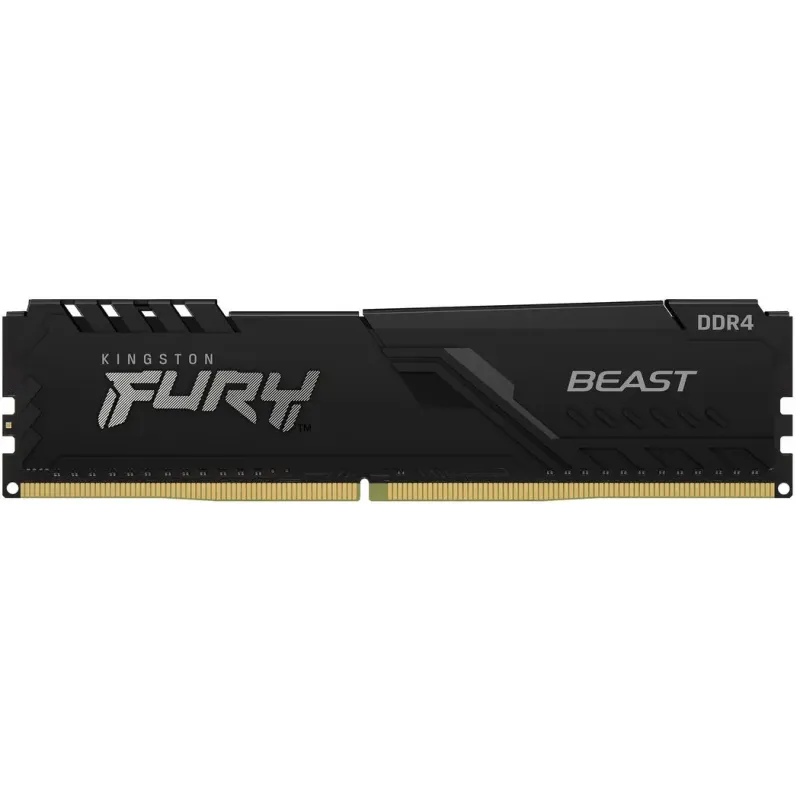 Оперативная память Kingston FURY 16 GB (2x8GB) DDR4 3200 MHz Beast Black (KF432C16BBK2/16WP)