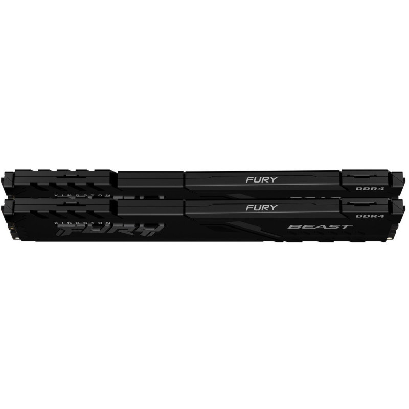 Оперативна пам'ять Kingston FURY 16 GB (2x8GB) DDR4 3200 MHz Beast Black (KF432C16BBK2/16WP)