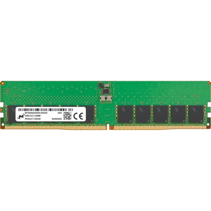 Оперативна пам'ять Micron 32GB DDR5 5600 MHz ECC UDIMM (MTC20C2085S1EC56BR)